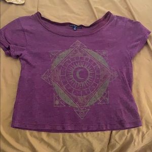 Urban maroon crop top